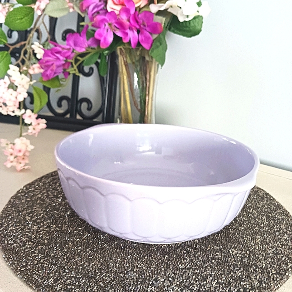 Lavender Eurosecla serving bowl